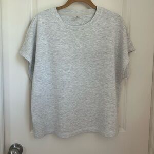 Danskin Light Gray Crew Neck Top